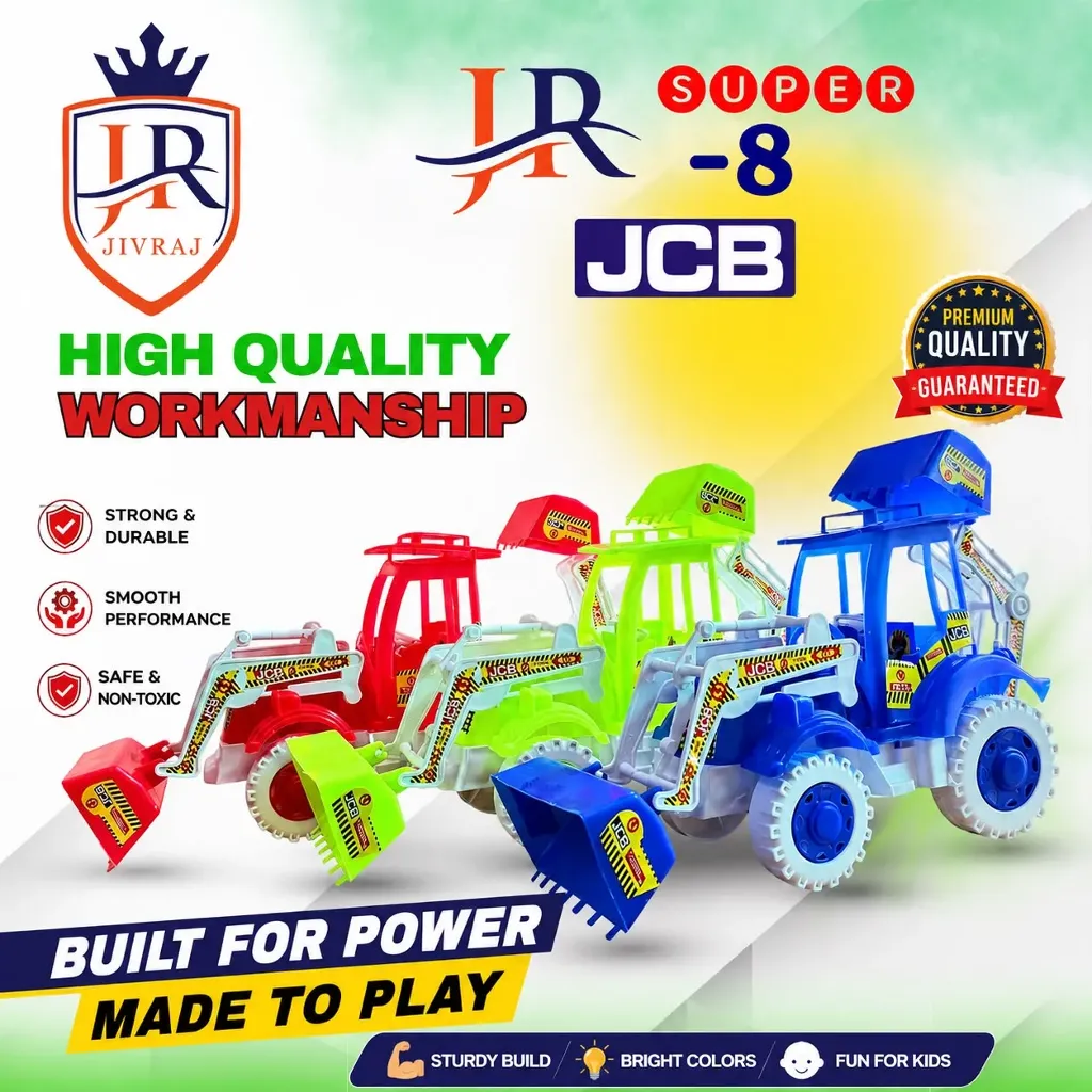 JR super 8 jcb toy